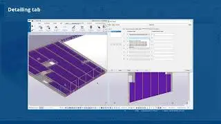 Modify a slab using Floor layout Detailing tab