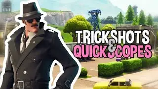 Green Cl3ver - Trickshot and Quickscope Montage(Fortnite Mobile)