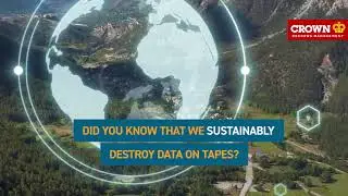 Did you know that we sustainably destroy data on tapes? | CRM UK