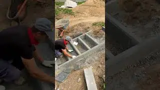 DIY Paver Steps 🧱 | Full Process #bulder #construction #diy #landscape #garden #outdoors #satisfying