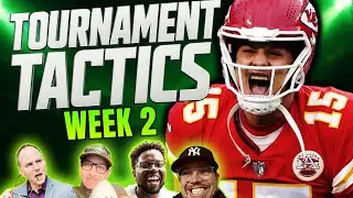 NFL Week 2 DraftKings and FanDuel GPP Strategy and Picks | Tournament Tactics