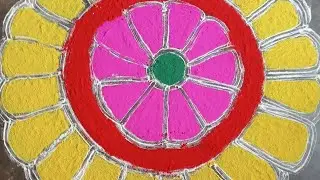 2023 new rangoli designs || satisfying video || sand art || unique rangoli