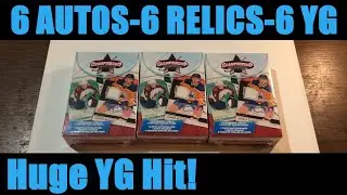 6 Auto's & Relics - Walmart Championship Collection Hockey Hanger Box - Nice Young Guns