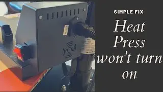Heat Press Won't Turn On | Heat Press Stopped Working #heatpresswontturnon #heatpressstoppedworking