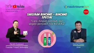 [ LIVE ] CARA AMPUH SEMBUH DARI SEGALA PENYAKIT ALA REVERZ