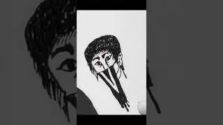 /skitch of mask boy //!Subscribe #relaxingmusic #music #love #dj #drawing #trending #viral