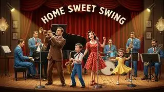 Big Band Swing Music - Relaxing Home Sweet Swing | 1940s Jazz & Swing Song About Family Life