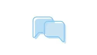 Animated online communication icon