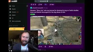 Asmongold beat Dimz' dog?!