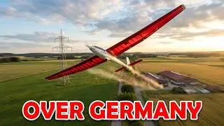 Giant RC plane over Germany | FPV Cockpit view