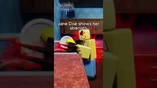 Jane Doe shows her strength Forsaken Roblox animation #forsaken #roblox #robloxshorts