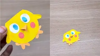 Easy Paper Chick Craft | Cute DIY Animal Craft for Kids