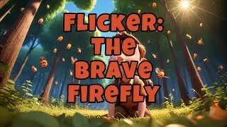 Flicker The Brave Firefly, Bedtime stories for kids.#firefly #courage #adventure #darkness #hero