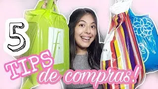 5 TIPS para ir de COMPRAS! | Diana Uribe