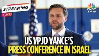 WATCH LIVE: US Vice President JD Vance First Press Conference In Israel After gaza Peace Deal | N18G
