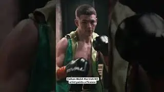 Irish boxer Callum Walsh improves to 2-0 with two first round knockouts as a pro #boxing #ytshorts