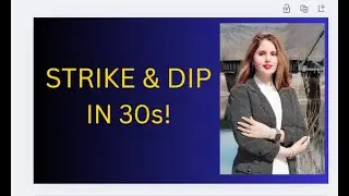 Stereonet in 30 Seconds: Plotting Strike & Dip Made Easy!