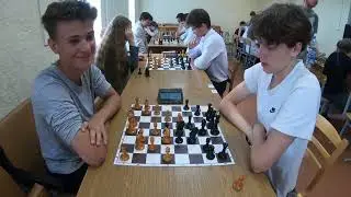 СЫЧИК - АРТЮШИН. Шахматный турнир в Берёзе 2025. 5 тур. 1 стол (почти полная партия)