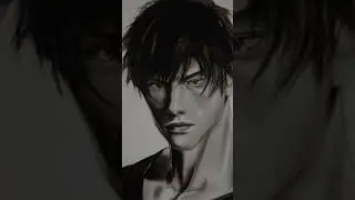 Toji realism drawing ll Be support my channel ☘️ #tojifushiguro #tojifushiguroedit #jjk