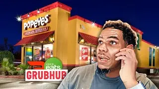 I CAN’T BELIEVE what happened at POPEYES! | DoorDash | Uber Eats | GrubHub ride a long