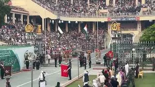 Flag Down Ceremony || Attari Wagah Border || Crossing Border Gate Open 😱
