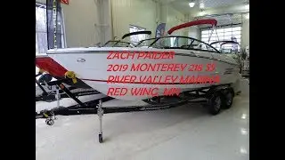 MONTEREY 218 SS, 2019, FOR SALE, ZACH PAIDER, RIVER VALLEY MARINA, RED WING, MN