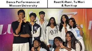 Group Dance Performance at Woxsen University | Raat ki Rani , Tu Meri , Run it Up | Team Just Naach