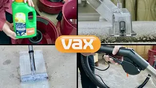 Vax V1100 Carpet Cleaning Demonstration Featuring The Bissell Hydrowave