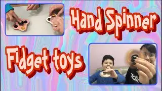 Fidget toys com Hand Spinner juntos - MUITO SIMPLES - DIY POP IT caseiro