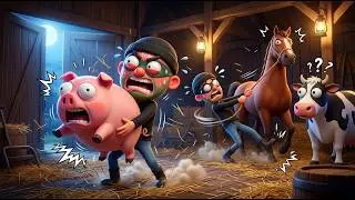 Oh No!😱 A Sneaky Thief Visits Old MacDonald’s Farm 🐄🚜 | Kids Story