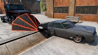 Cars vs Street Gutter #15 – BeamNG.Drive -  @gamexplainer867 ​