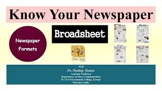 375. Broadsheet Newspaper I Newspaper Formats I Print Media