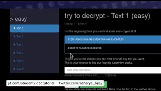 CTF TryToDecrypt : TEXT 1 [Kali Linux]