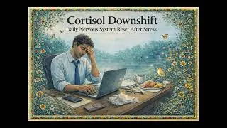 Cortisol Downshift | Nervous System Reset After Stress | Deep Calm Soundscape