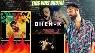 INDIAN RAPPER REACTS TO - BHEN K  🇵🇰 (Diss 18+) | Prod. FARASAT ANEES x UMAIR | REACTION / REVIEW