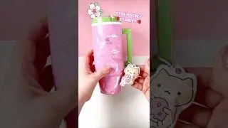 DIY Strawberry Stanley🍓Free printables🫶🏻