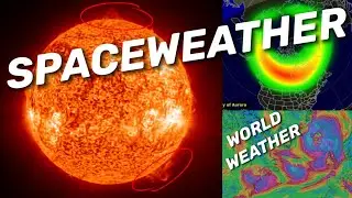 Coronal Hole and Sunspots‼️ Earthquakes Today / World Weather‼️