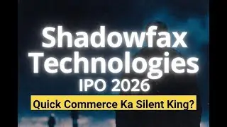 Shadowfax Technologies IPO 2026 | Quick Commerce Ka Silent King #ShadowfaxIPO #IPOIndia