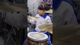 妞妞架子鼓 (Beyond - 真的愛你) - 女鼓手 小鼓手 爵士鼓 Drum Set