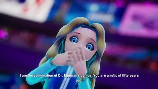 Shadow The Hedgehog outpaced by Maria on Sonic Racing Crossworlds