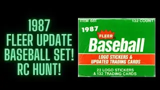 ПРЕДСТАВЛЕН НАБОР ДЛЯ БЕЙСБОЛА FLEER UPDATE 1987 ГОДА! RC HUNT!