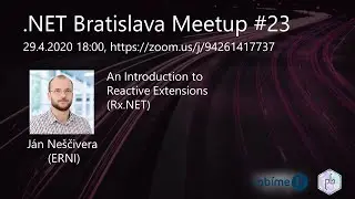 &Uacute;vod do Reactive Extensions v .NET - J&aacute;n Ne&scaron;čivera