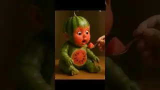 #WatermelonBaby #3DBabyArt #CuteHybrid #FruitBaby #PixarStyleBaby #BabyArtDesign