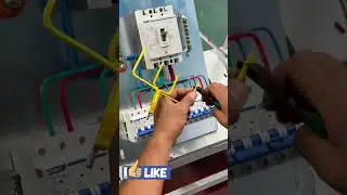 electrician work final board connection diagram control panel wire connection #electricaldesigner