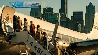 Historic Douglas DC-6 Commuter Flight: Seattle-Bellingham Journey #DouglasDC6 #HistoricFlight