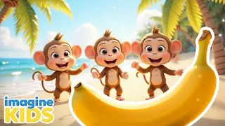 YELLOW BANANA MELLOW 🍌 | Fruits and Colors Song | @ImagineSongsforKids Nursery Rhymes & Kids Songs