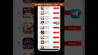 Rummy apps list 2023 || new rummy aap 2023 #shorts​ #viral​ #youtubeshorts​ #rummy​