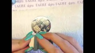 Born pretty stamping polish, plate and scraper demo by dazzledigits