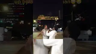 Kanel Joseph ALMOST FIGHTS a homeless man 😳💀 #kaneljoseph #fighting #fyp