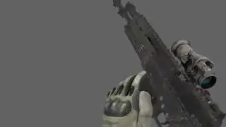 AK-12 Reload Blender Animation